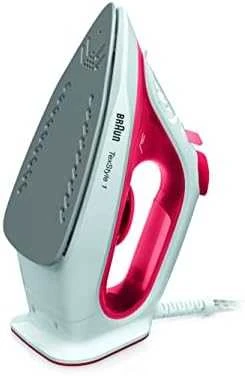 BRAUN TexStyle 1 Garų lygintuvas SI 1090 RD, 1900 W, Raudona/baltas