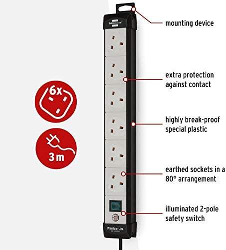 Brennenstuhl Listwa zasilająca Premium-Line 6x 3m