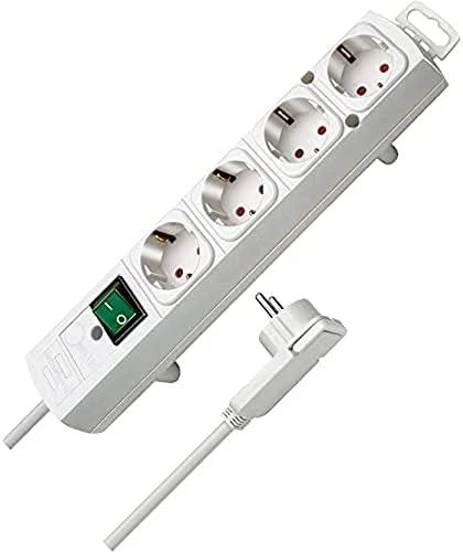 Brennenstuhl Comfort-Line Plus lizdo juostelė, 4 krypčių - balta