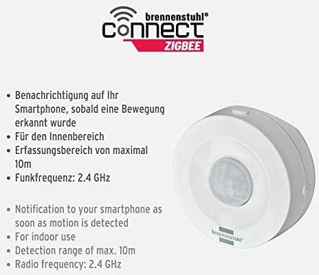 Brennenstuhl Brennenstuhl Connect Zigbee judesio detektorius BM CZ 01 (baltas)