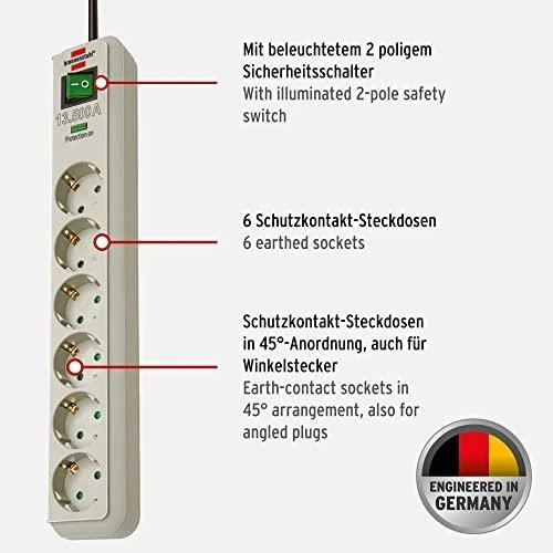 Buitinis ilgintuvas – filtras BRENNENSTUHL, 6 vietų, 1.5 m