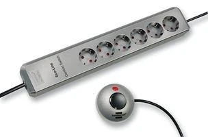 Brennenstuhl Eco-Line prailgintuvas 6xCEE 7/4, 1xCEE 7/7, 2m, apsauga nuo augintinių, juodas 1159450616 / GT-504