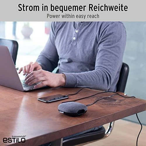 Brennenstuhl įkrovimo stotis su tekstiliniu paviršiumi