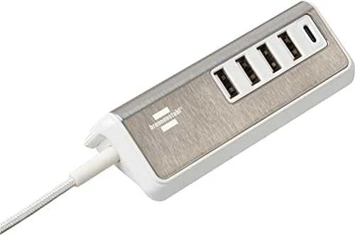 Brennenstuhl USB daugiafunkcis įkroviklis su 1,5 m 4xUSB TYP A + 1x TYP C