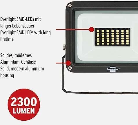 Lauko Prožektorius Brennenstuhl 20 W, 2300 lm, 6500 °K, IP65
