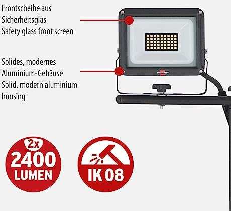 Brennenstuhl Brennenstuhl trikojis LED prožektorius JARO 6060 T