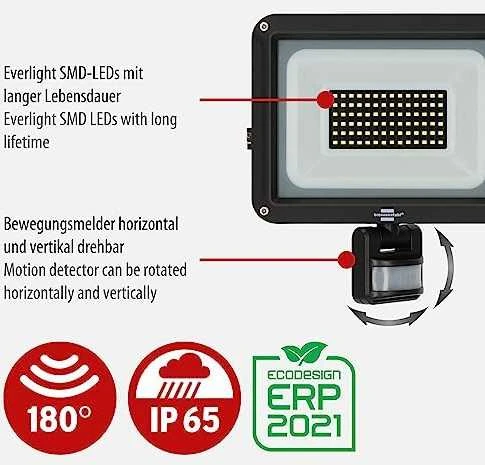 Brennenstuhl PROŽ LED JARO 50W 865K 5800LM IP54 DAV