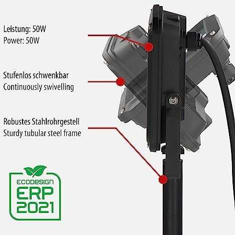 Darbinis šviestuvas Brennenstuhl JARO 7060 T; 5800 lm