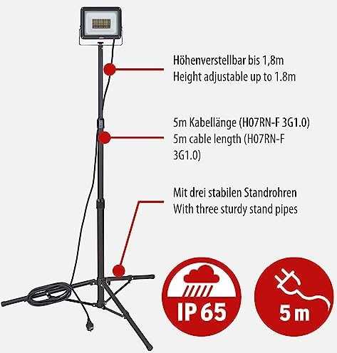 Darbinis šviestuvas Brennenstuhl JARO 7060 T; 5800 lm