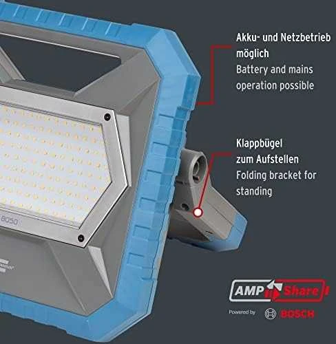 Šviestuvas Brennenstuhl BS 8050 MH; LED; 80 W; 18 V (be akumuliatoriaus ir pakrovėjo)