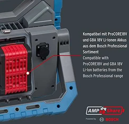 Šviestuvas Brennenstuhl BS 8050 MH; LED; 80 W; 18 V (be akumuliatoriaus ir pakrovėjo)