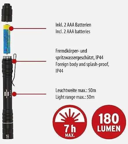 Kišeninis žibintuvėlis Brennenstuhl 1173750002, 5 W, 6700 °K
