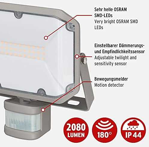Brennenstuhl LED Strahler AL 2050 su PIR