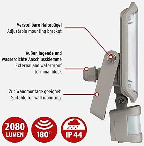 Brennenstuhl LED Strahler AL 2050 su PIR
