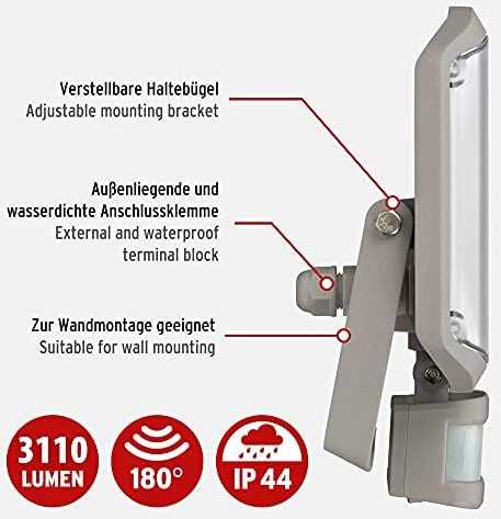 Šviestuvas Brennenstuhl AL 3050 P; LED; 30 W