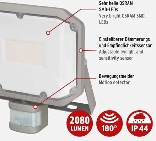 Šviestuvas Brennenstuhl AL 3050 P; LED; 30 W