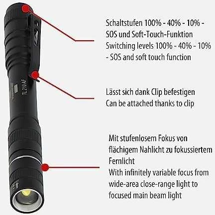 Prožektorius Brennenstuhl TL 210 AF; 3,7 V; 0,6 Ah akum.