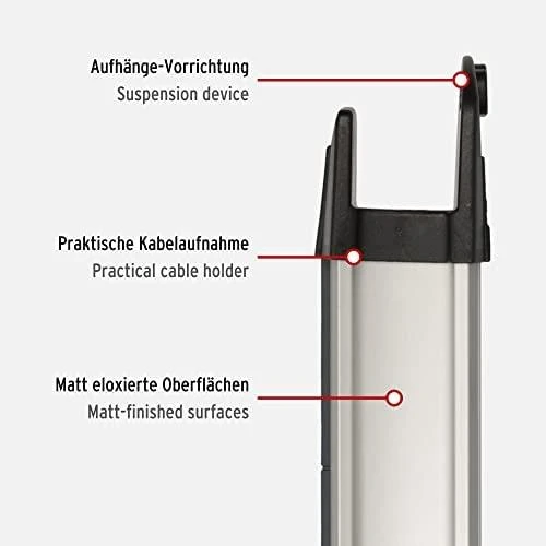 Brennenstuhl Premium ALU-Line 16 kartų juodos spalvos, su 2 jungikliais, 3 m