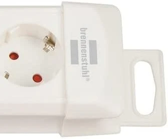 Brennenstuhl Premium-Line 10 dalių ilgintuvas, 3 m, baltas