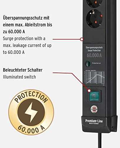 Listwa zasilająca Brennenstuhl Brennenstuhl Premium-Line ÜSS 6fach USB 3.1A *DE*