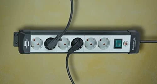 Brennenstuhl Premium Line - PPrailgintuvas: 6 - 3m - juodas 1951160100 / GT-657