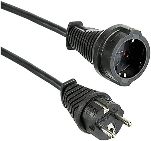 Brennenstuhl ilgiklis CEE 7/7, CEE 7/4 (Schuko), 5m , juodas 1165440 / DEL-118J