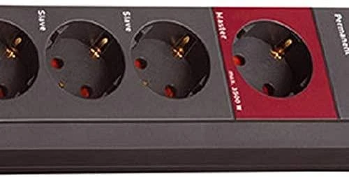 Brennenstuhl Secure-Tec 19.500A, 8xCEE 7/4, 1xCEE 7/7, 3m, juodas 1159490936 / GT-636