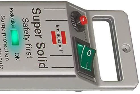Brennenstuhl Super-Solid Line prailgintuvas - Viršįtampių apsauga - 8 - Sidabrinis 1153340318 / GT-656