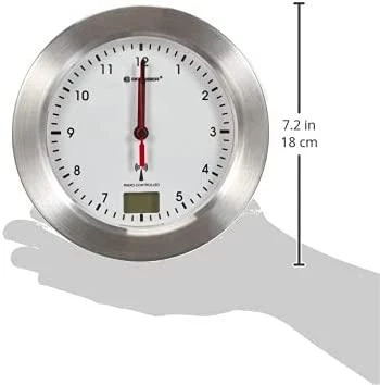 Bresser MyTime Bath radijo bangomis valdomas laikrodis (Baltas)
