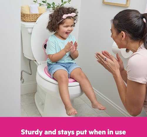BRIGHT STARTS klozeto dangtis Minnie Mouse Flip & Sit, 17440
