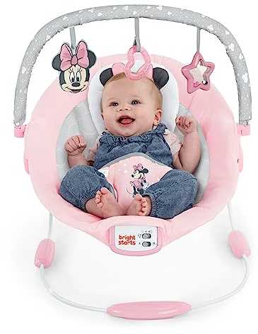 BRIGHT STARTS sūpuoklės Minnie Mouse Rose Skies, 12206