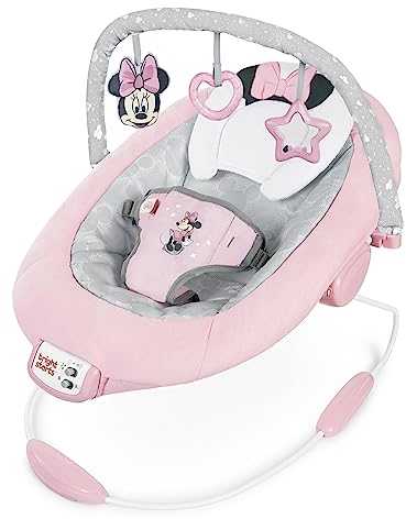 BRIGHT STARTS sūpuoklės Minnie Mouse Rose Skies, 12206