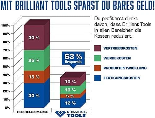 KS Tools Įrankių vežimėlis Brilliant Tools su 7 stalčiais