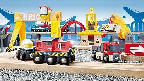 Brio Railway Brio rinkinys su traukinio bėgiais Railway deluxe, 33097