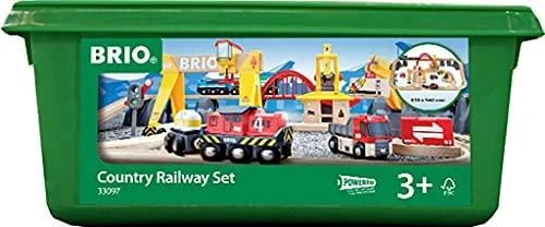 Brio Railway Brio rinkinys su traukinio bėgiais Railway deluxe, 33097