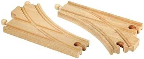 Ravensburger Brio Geležinkelis BRIO lenktų kelio detalių rinkinys, dideli 33342