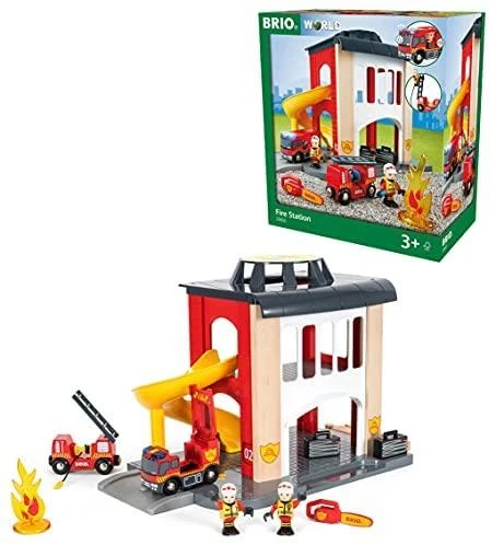 Brio Railway BRIO GELEŽINKELIS Gaisrinės stotis, 33833