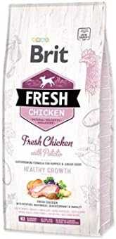 Brit Fresh Dog su vištiena ir bulvėmis Puppy 12kg