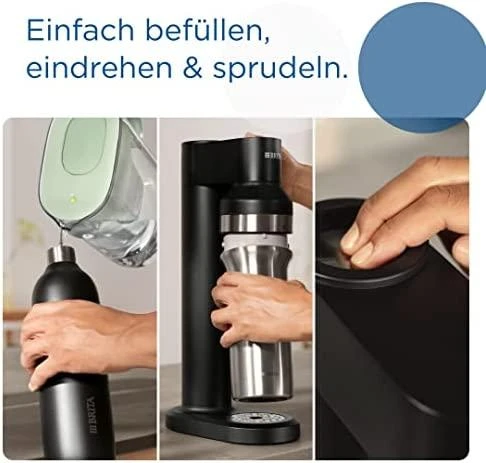 Brita sodaTRIO bottle (1 l; juodas)