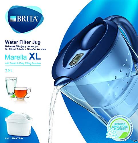 Vandens filtravimo ąsotis BRITA Marella XL 3.5L, melsvas su vandens filtru MAXTRA+ 1 vnt.