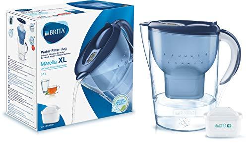 Vandens filtravimo ąsotis BRITA Marella XL 3.5L, melsvas su vandens filtru MAXTRA+ 1 vnt.