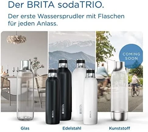 Brita sodaTRIO butelis (1 l; butelis)