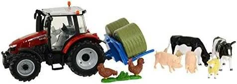 Žaislinis traktorius Massey Ferguson 5612 Britains TOMY
