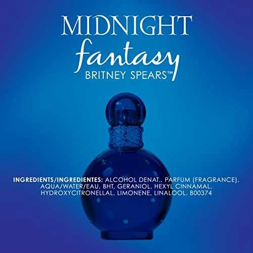 Kvepalai moterims Britney Spears Fantasy Midnight EDP, 100 ml