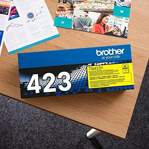 BROTHER TN-423Y Geltonas didelės išeigos toneris, 4000 psl.