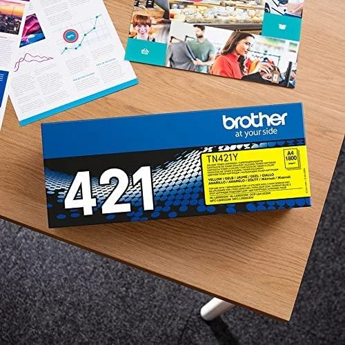 BROTHER TN-421Y Geltonas TONER, 1,800P