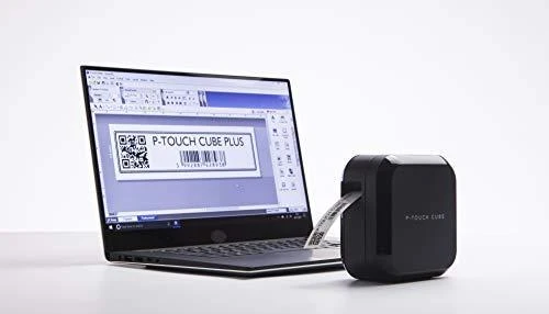BROTHER PT-P710BT CUBE PLUS, LABEL THERMO Spausdintuvas PORTABLE, USB, BT (Juodas)