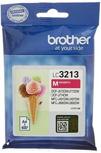 BROTHER LC3213M didelės talpos rausvo rašalo kasetė - 400 puslapių