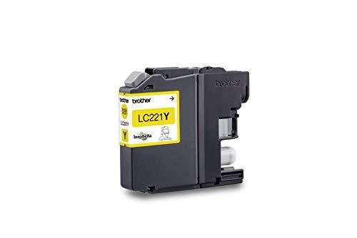 Brother LC-221Y rašalo kasetė Originalus Geltona 1 vnt