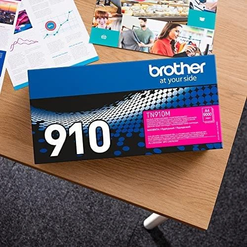 BROTHER TN-910M rausvai raudonas toneris, itin didelės išeigos, 9000 psl.